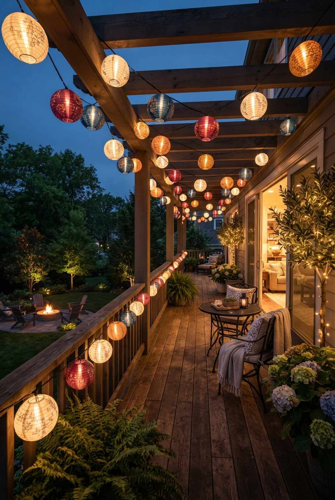 hanging lantern string