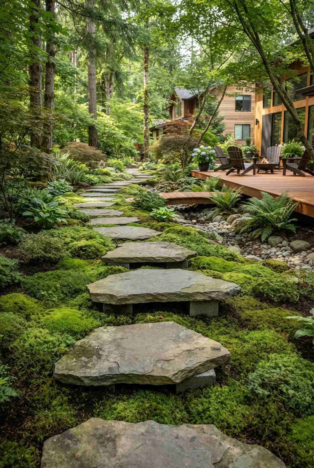 moss garden conservation path