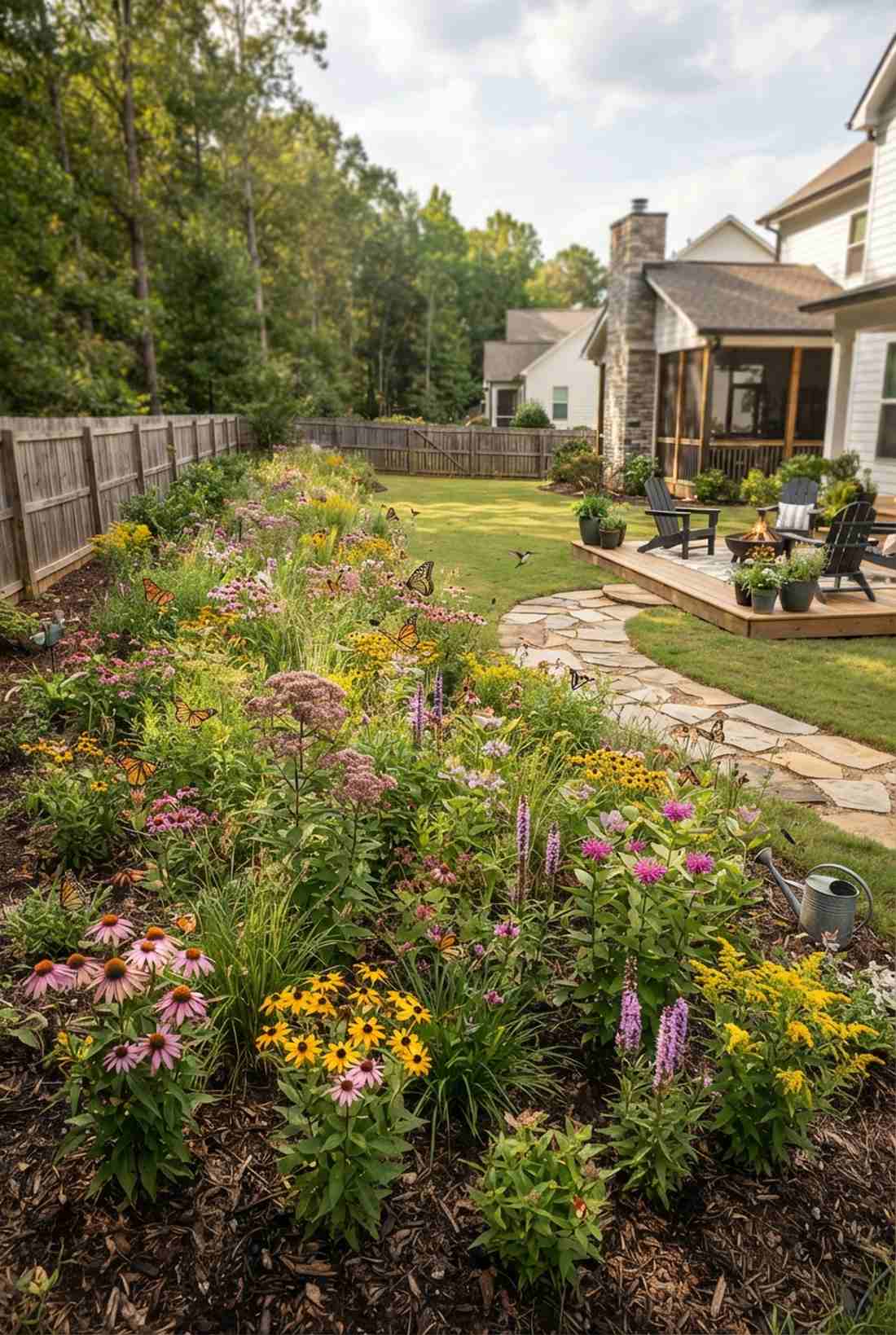 native pollinator garden beds