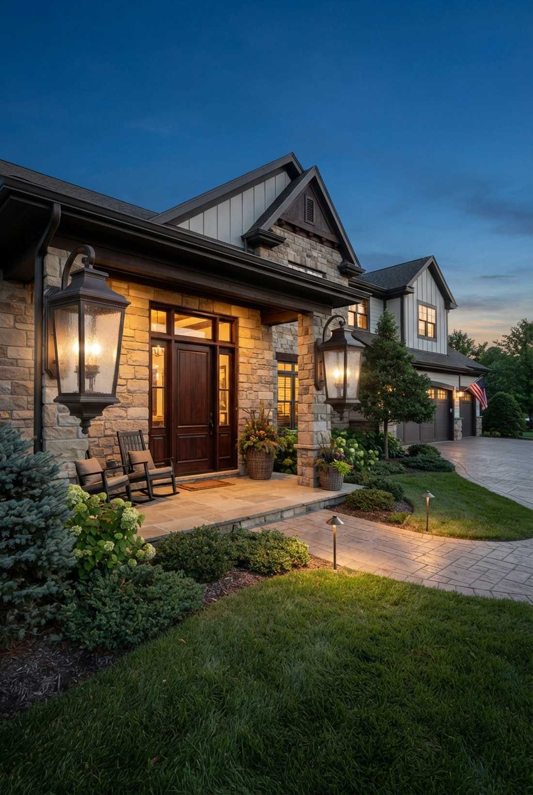 oversized statement lanterns