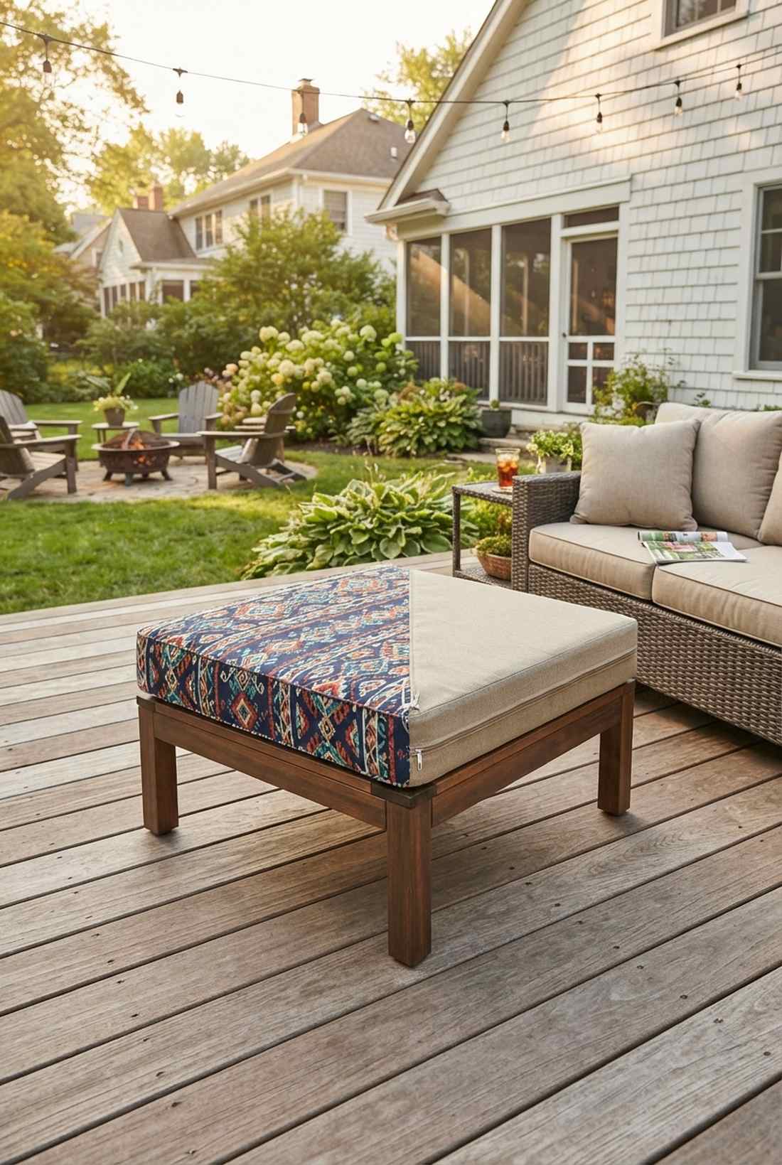 reversible cushion ottomans