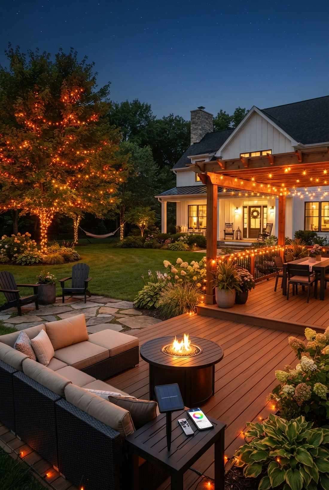 seasonal color changing displays
