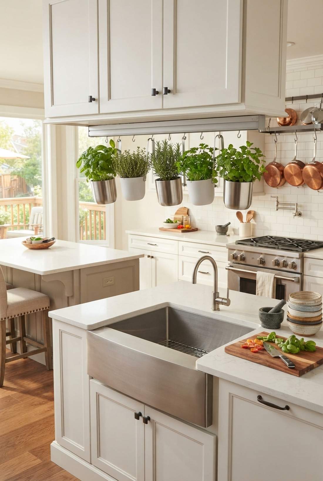 under cabinet hanging rack