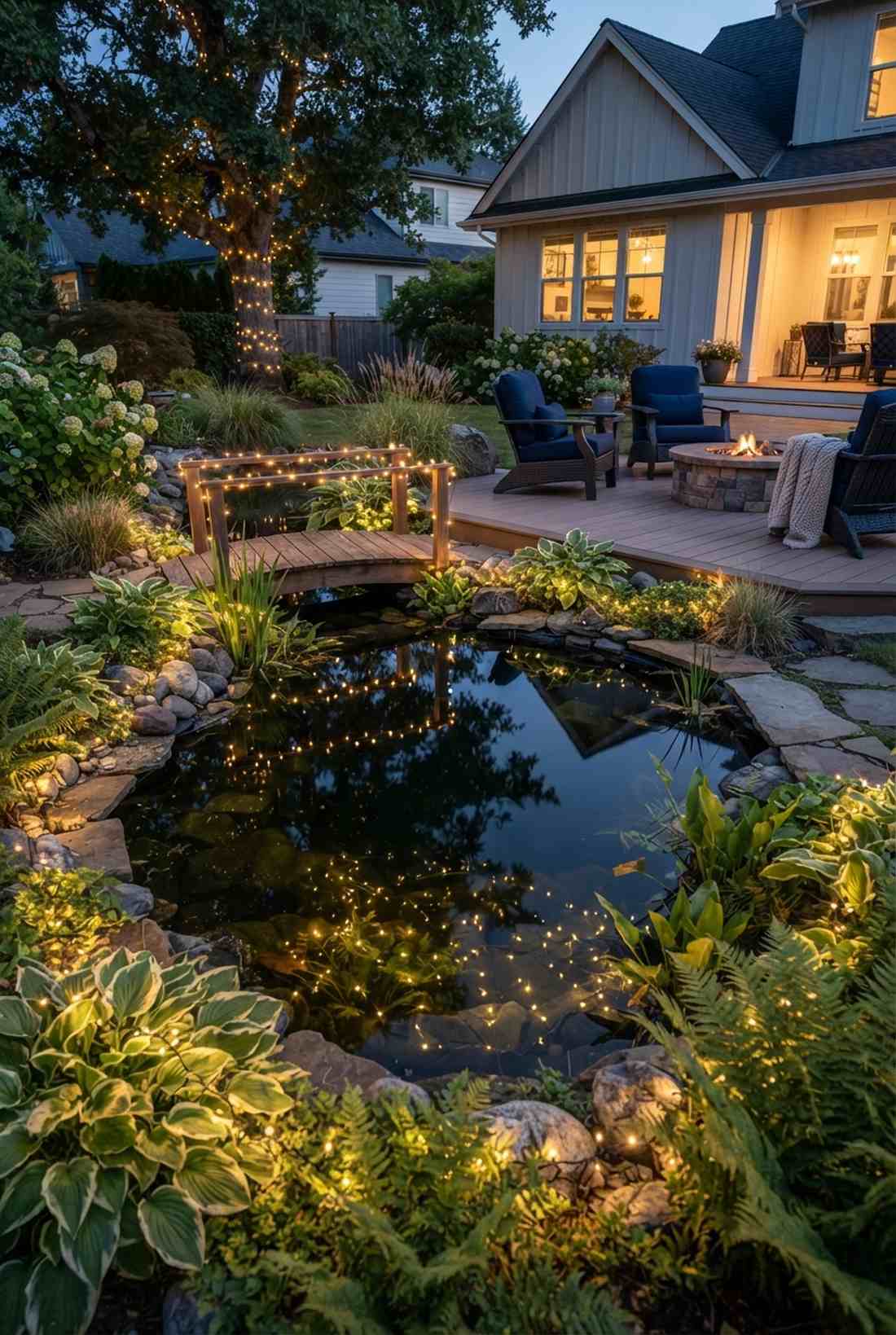 water feature reflection