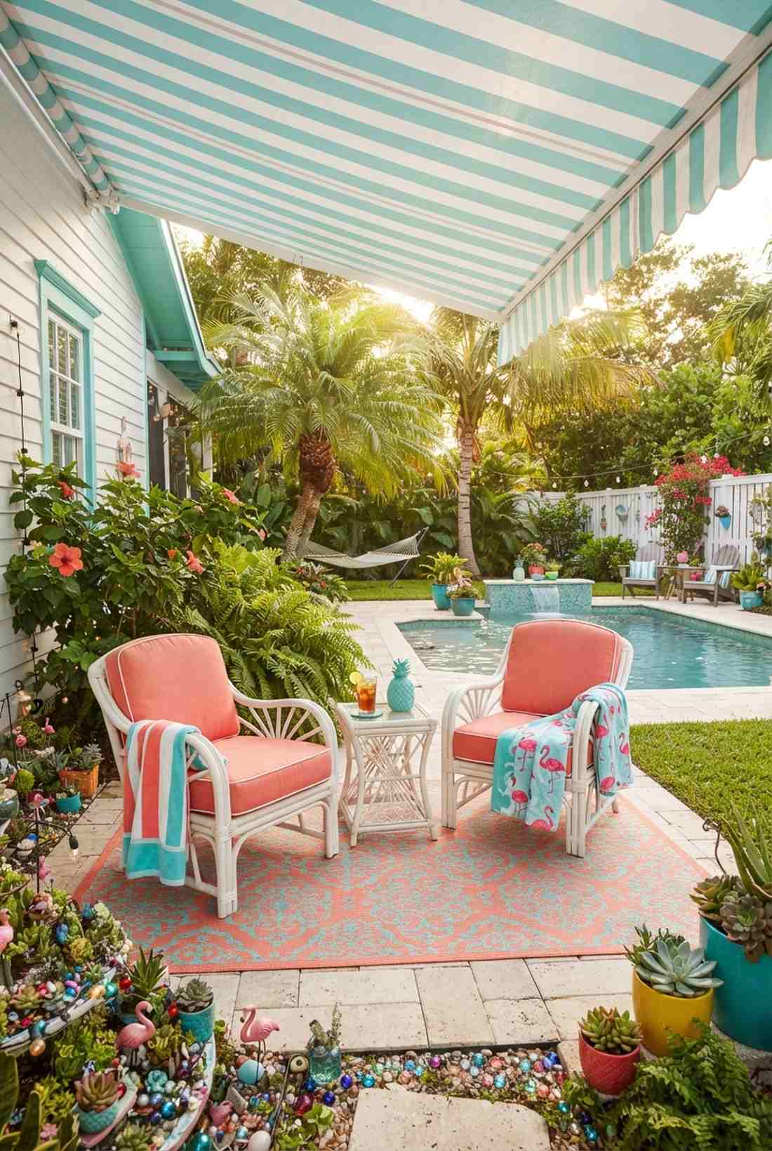 coral and turquoise coastal