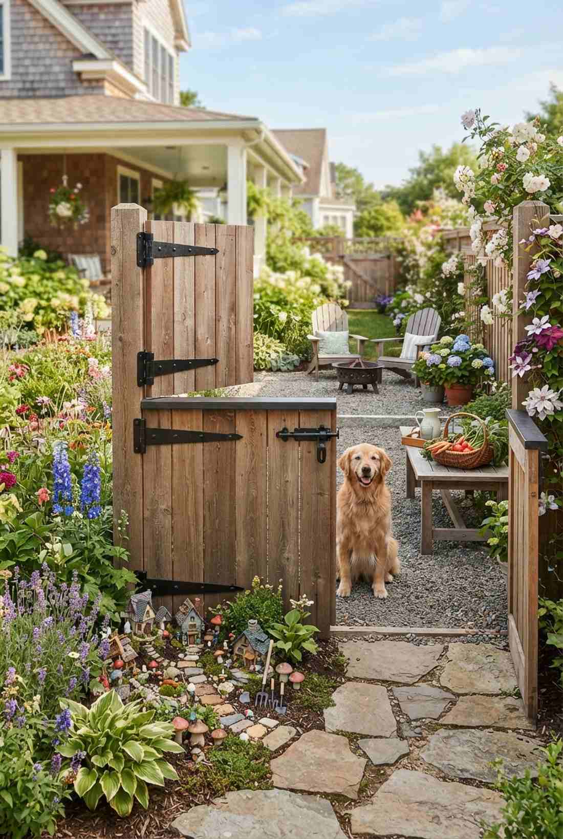 dutch door garden gate