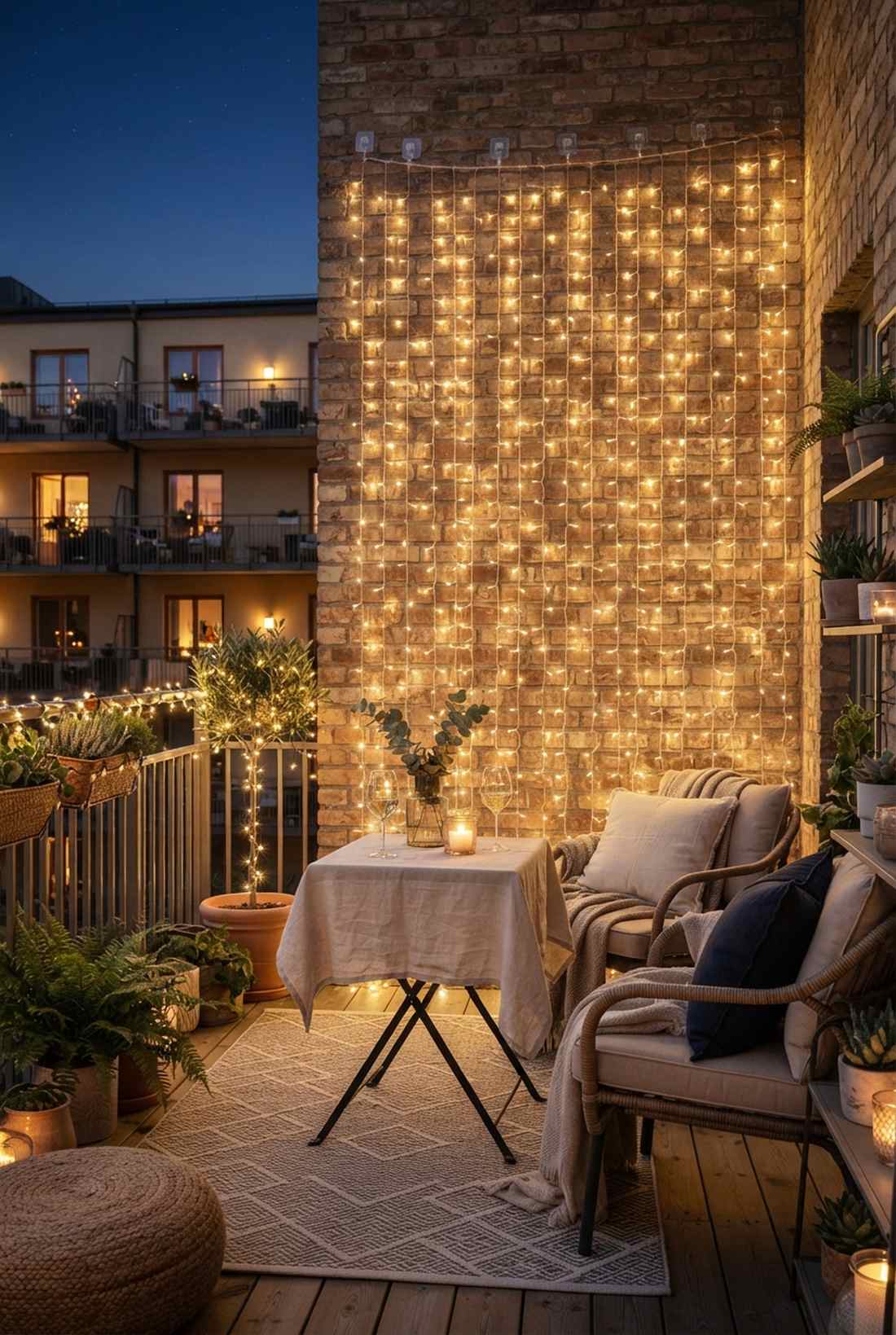 fairy light curtains