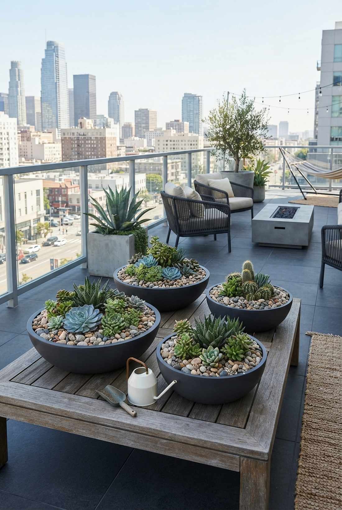 low profile succulent gardens