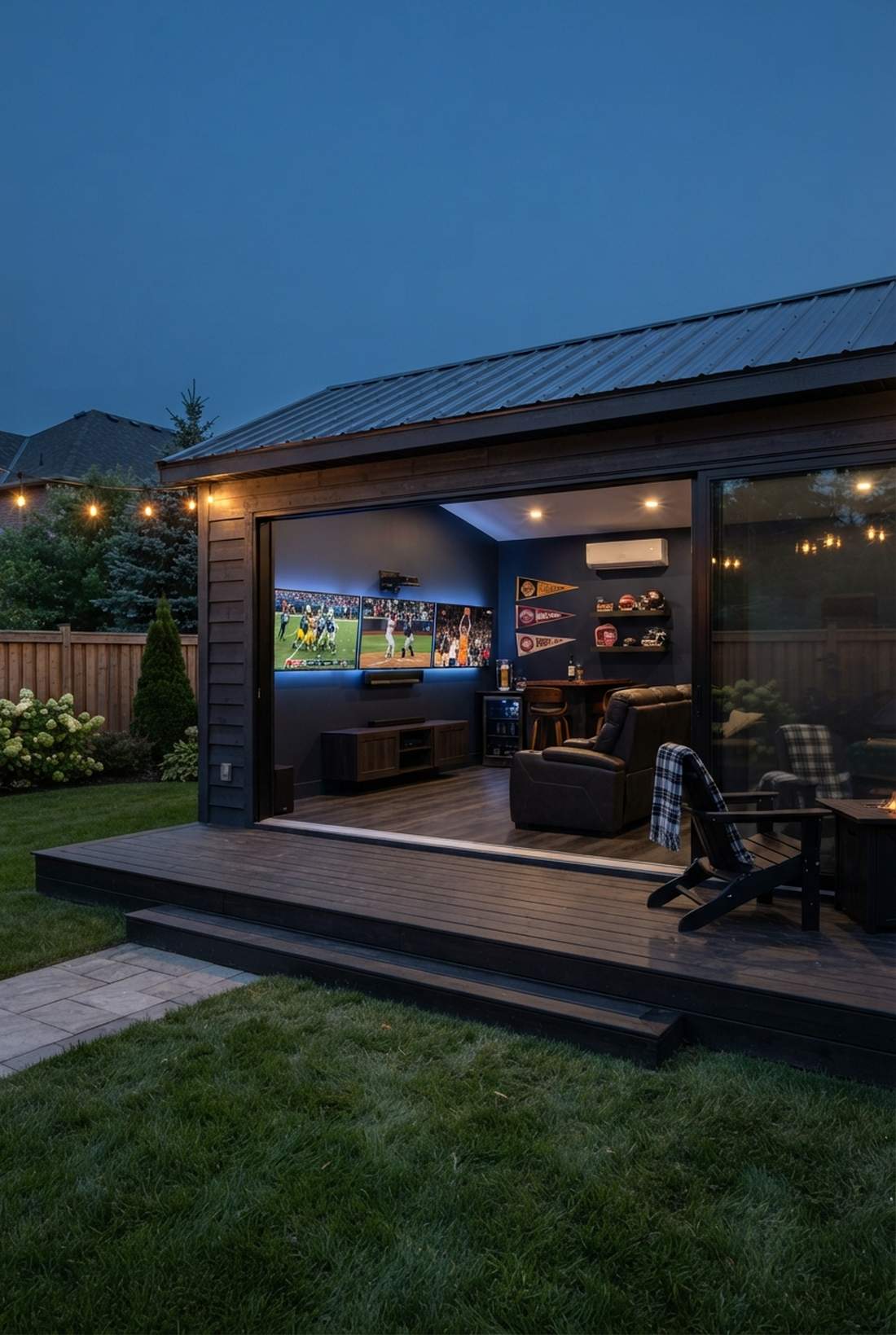 man cave sports lounge
