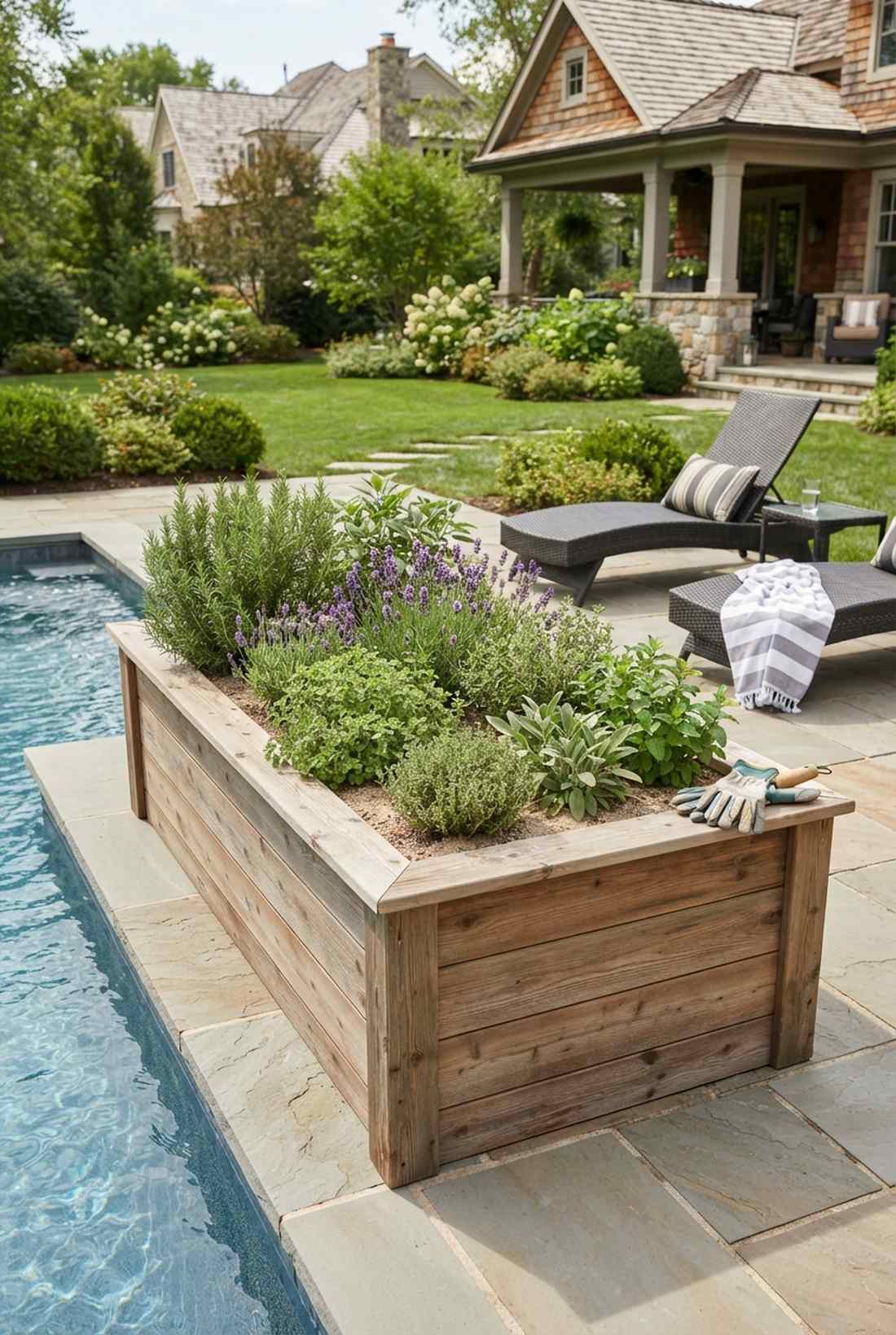 mediterranean herb garden