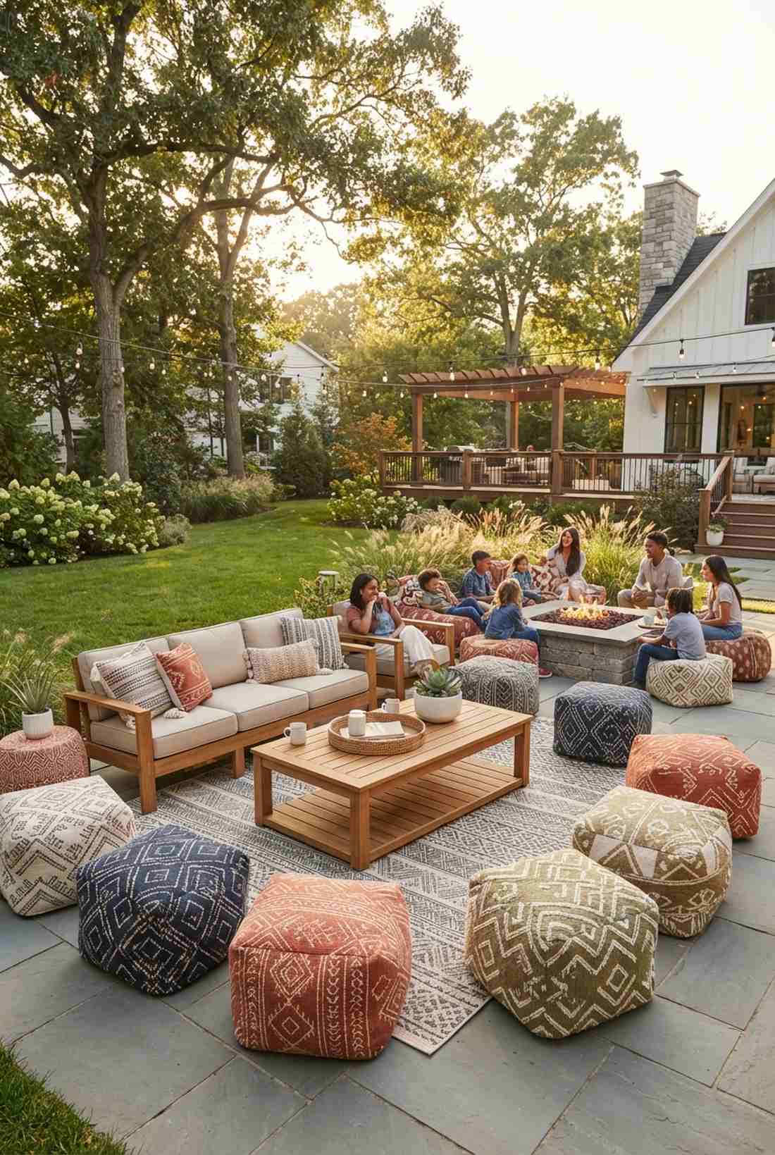 ottoman and pouf supplemental seating