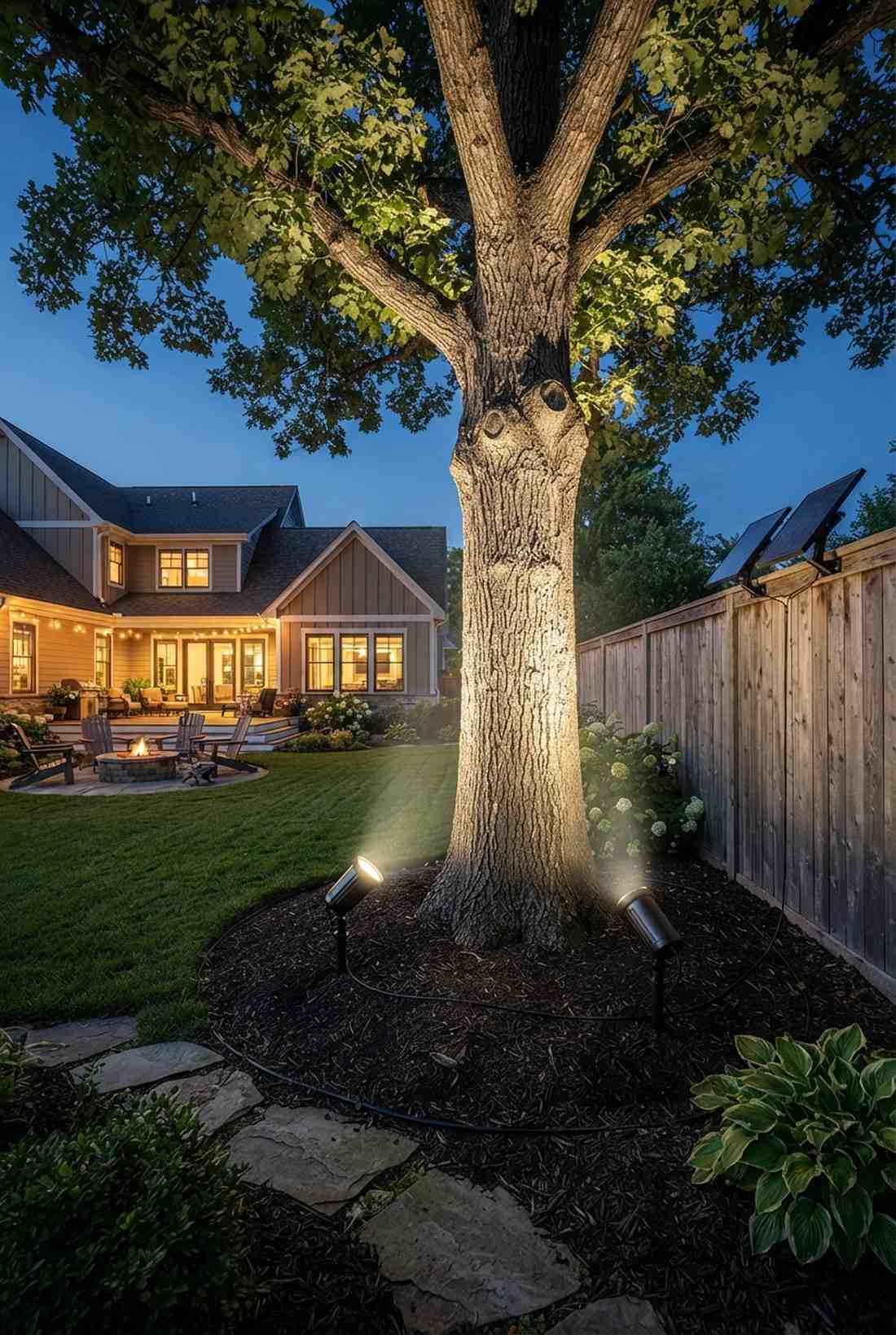 solar powered spotlights
