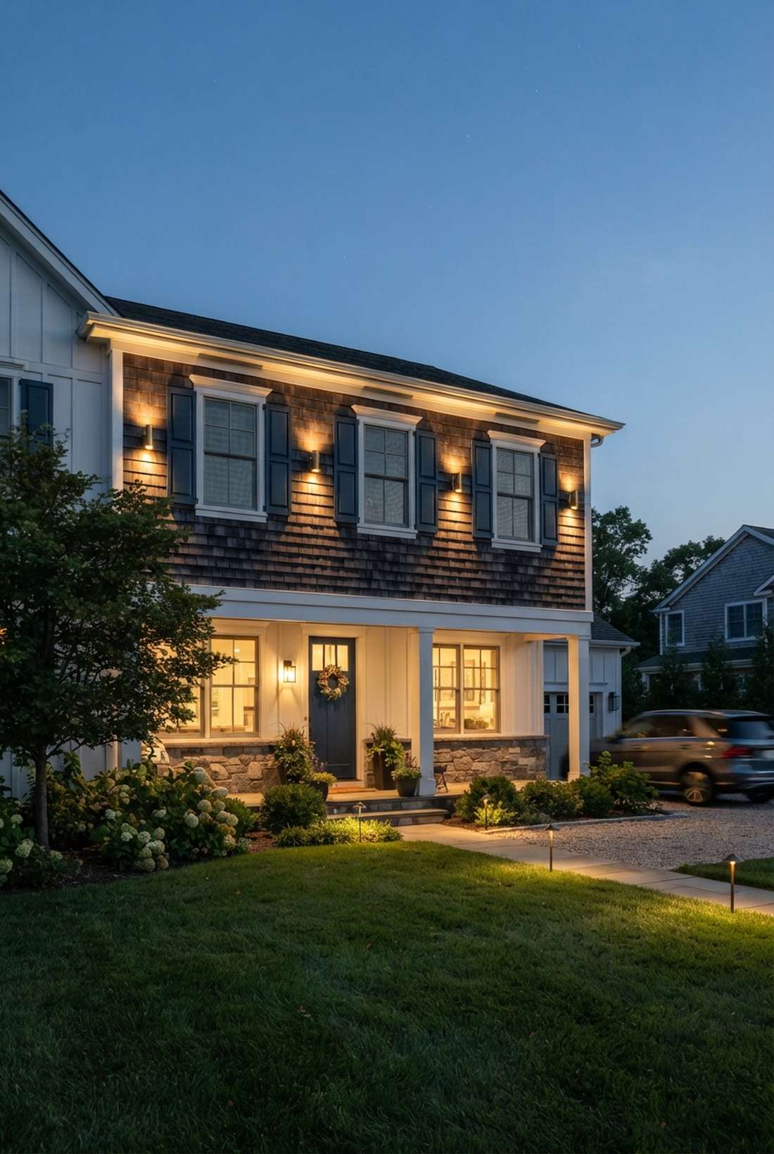 window trim accent lighting
