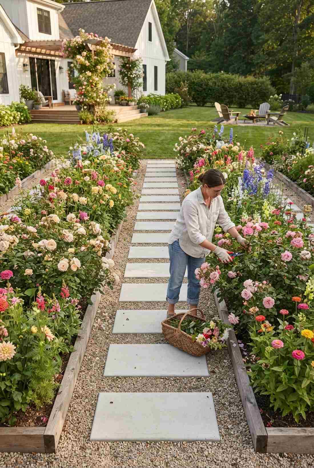 cutting garden harvest lanes