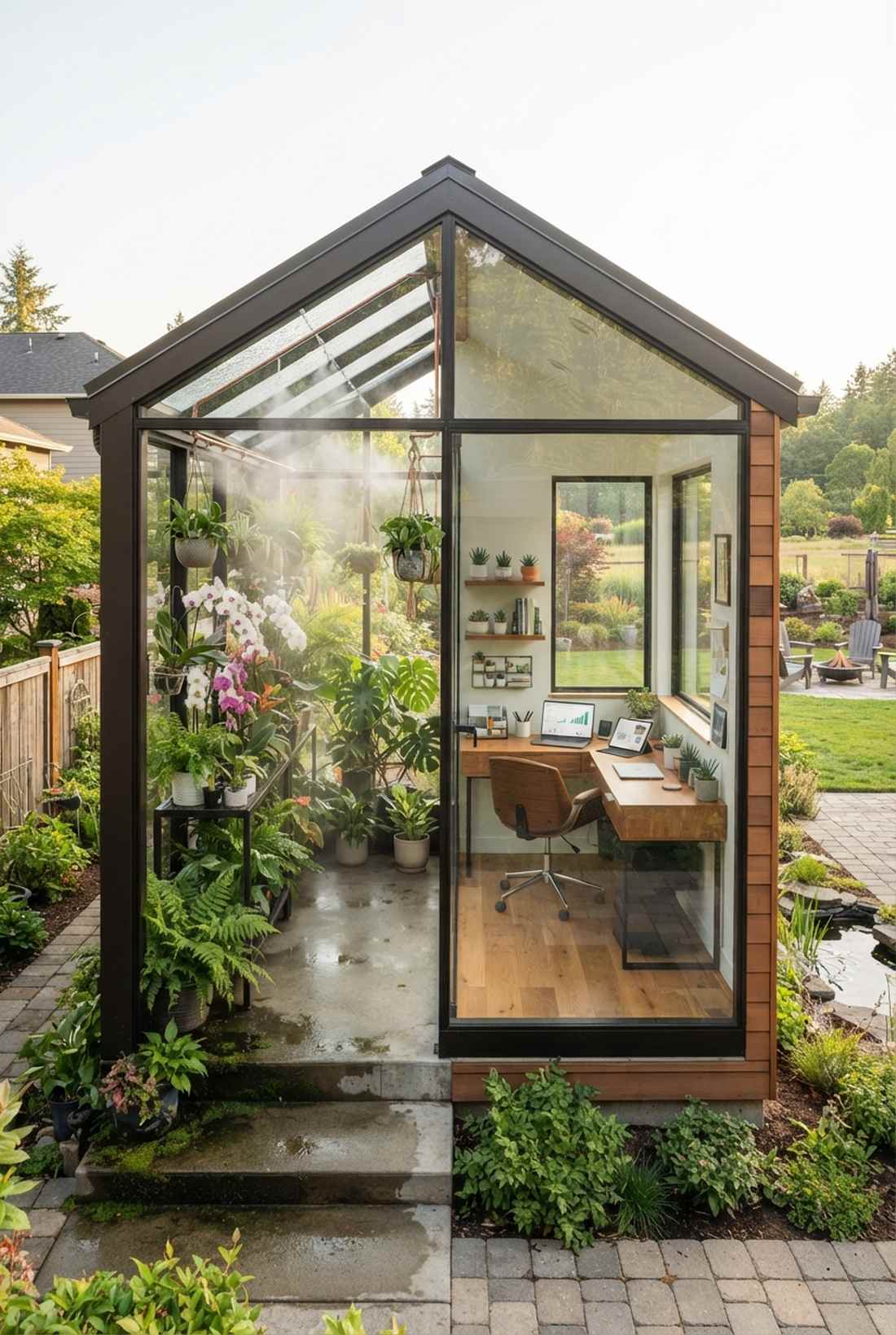 greenhouse garden studio hybrid