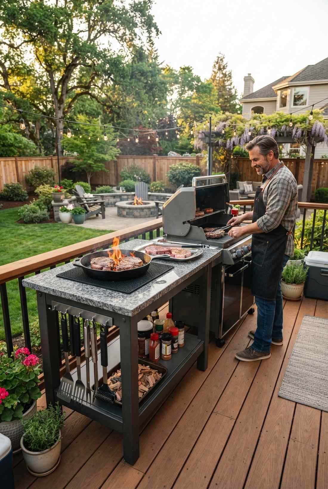 grilling prep surface