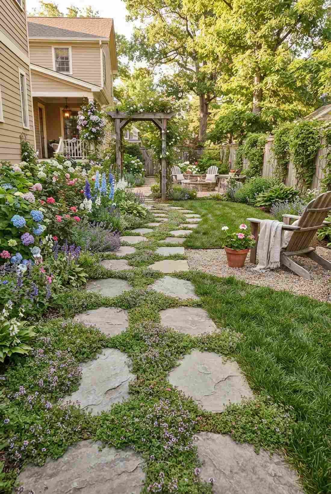 groundcover planting gaps