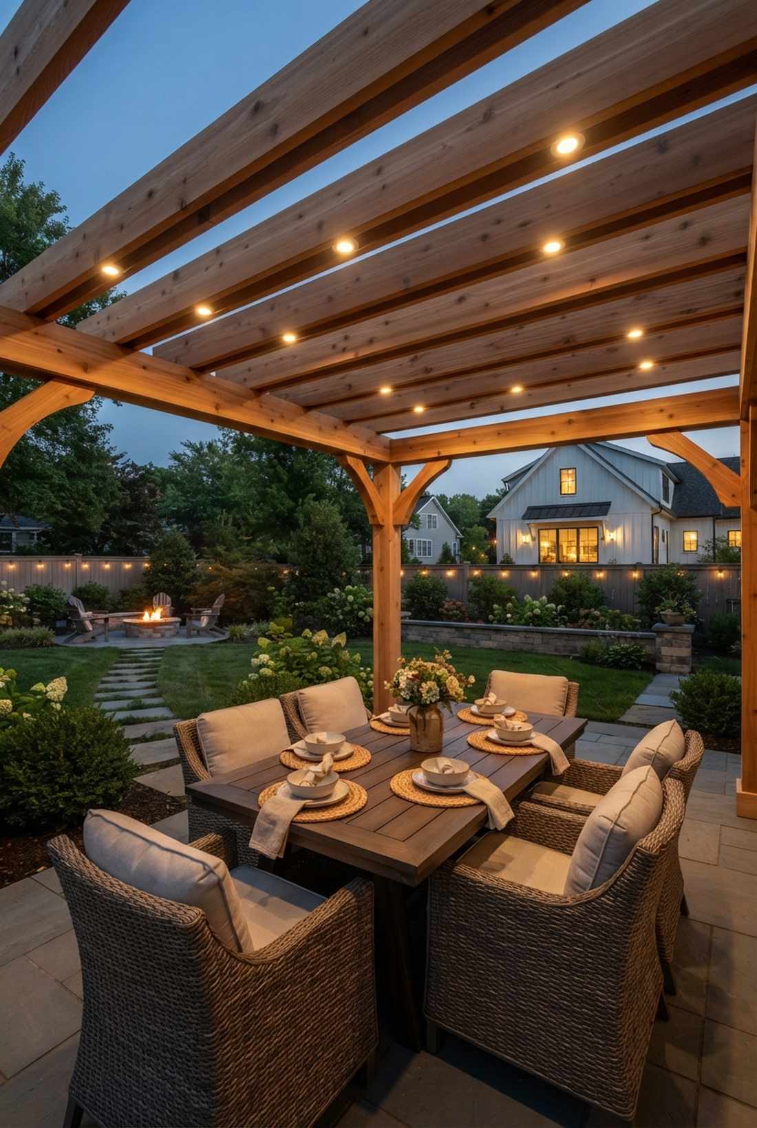 pergola beam downlights