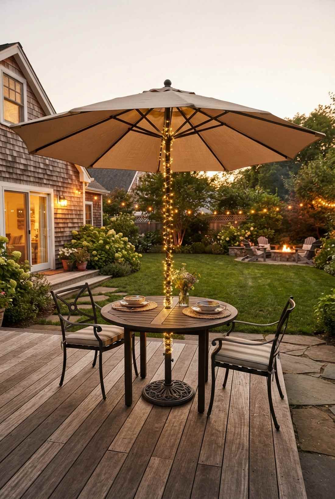 umbrella pole wrapping