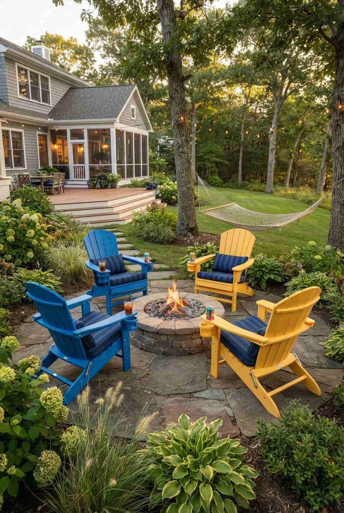 adirondack chairs in recycled plastic
