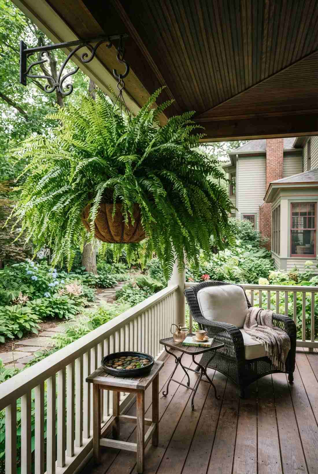 boston fern cascade