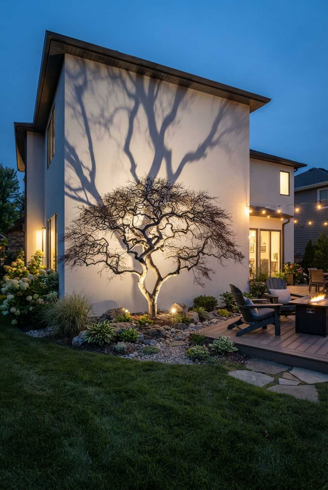 branch silhouette highlighting