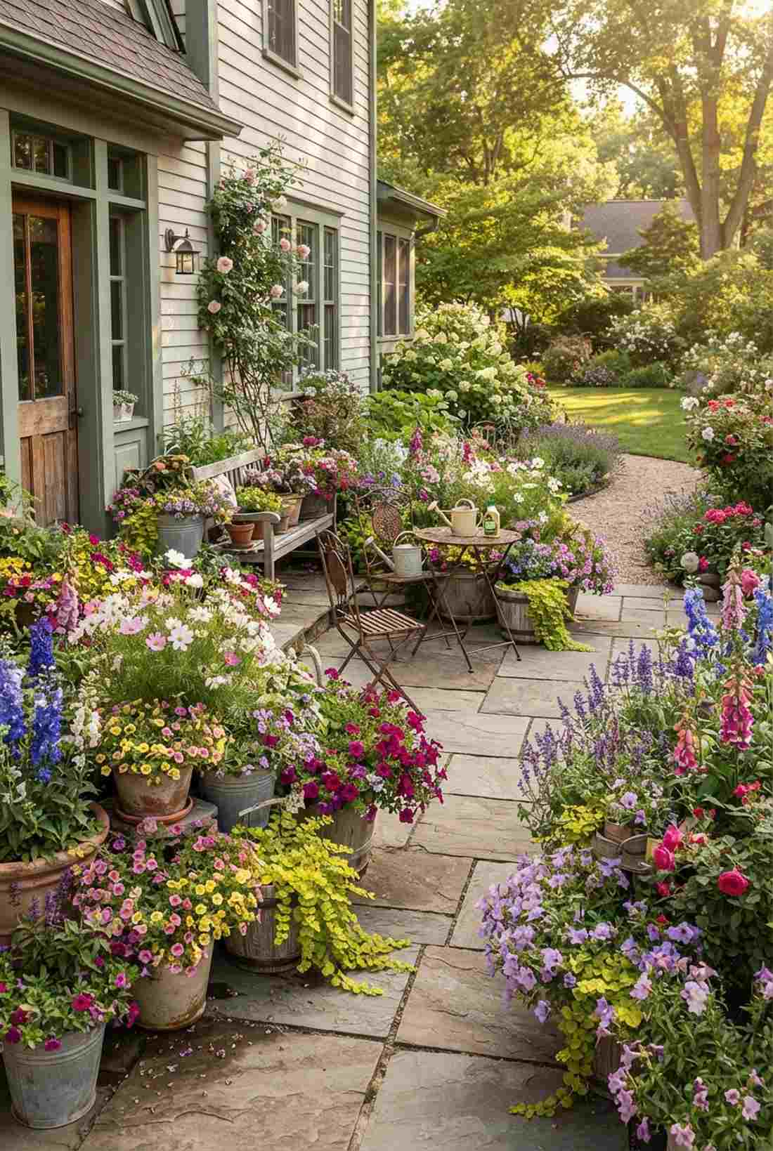 cottage garden overflow