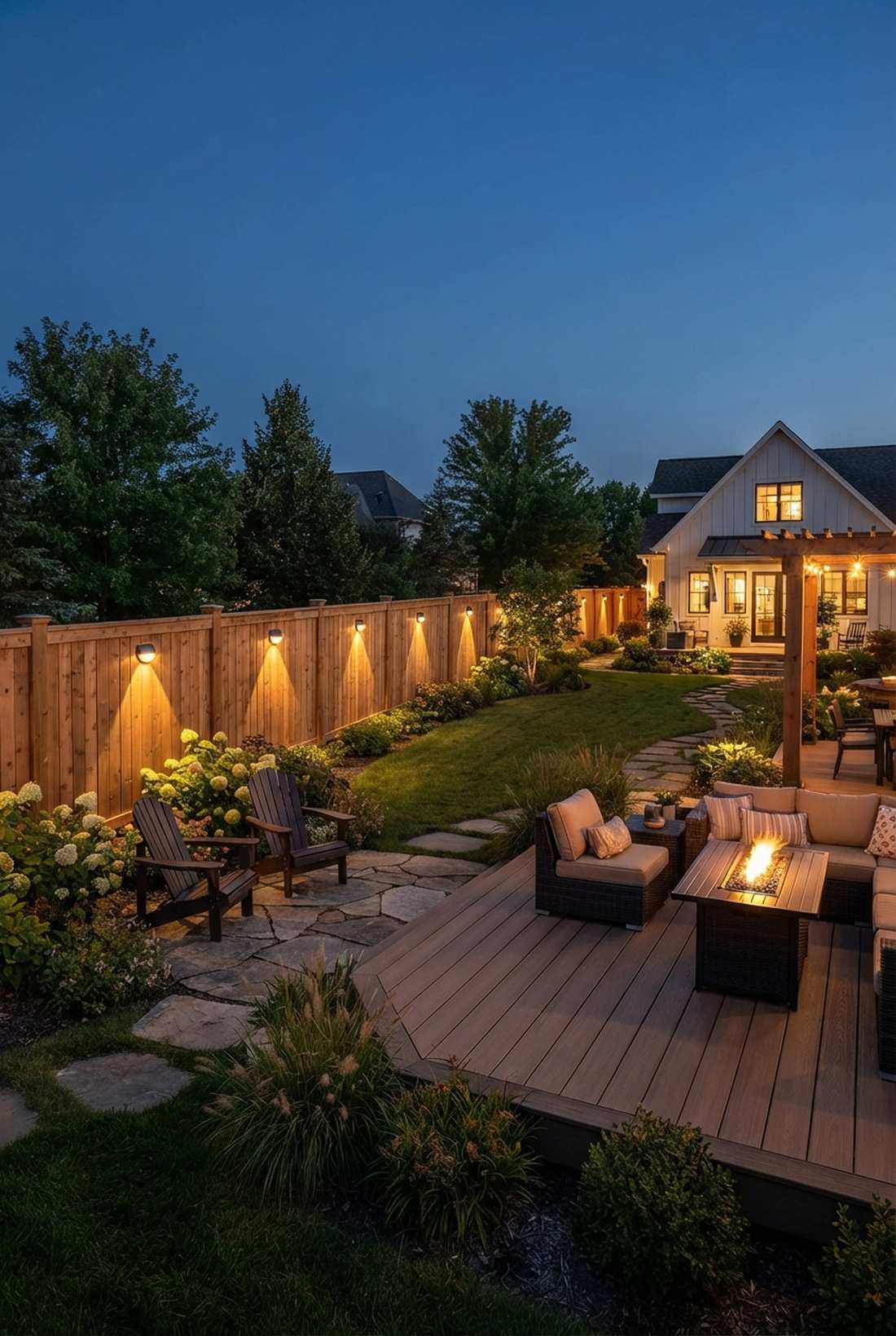 fence post perimeter lighting
