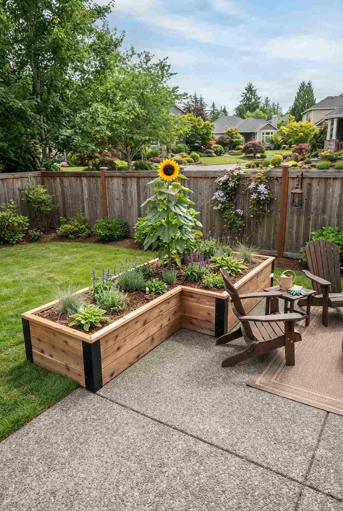 l shaped corner bed