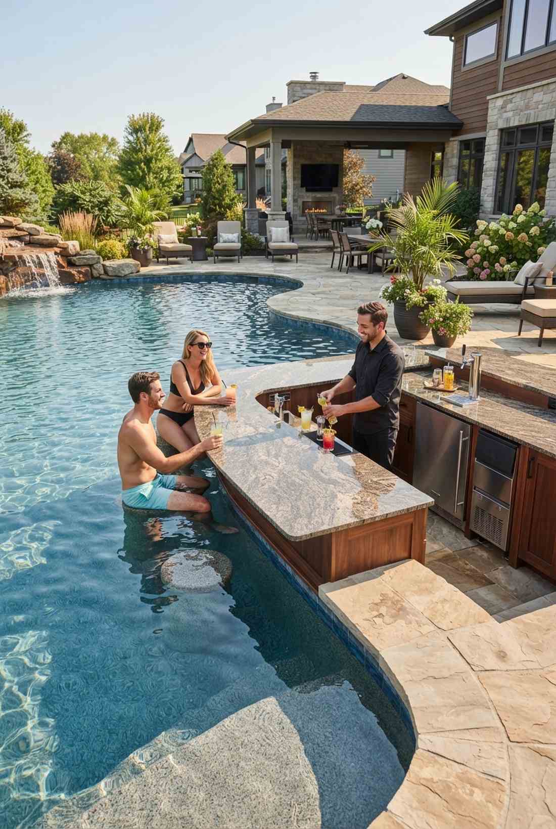 poolside bar structures