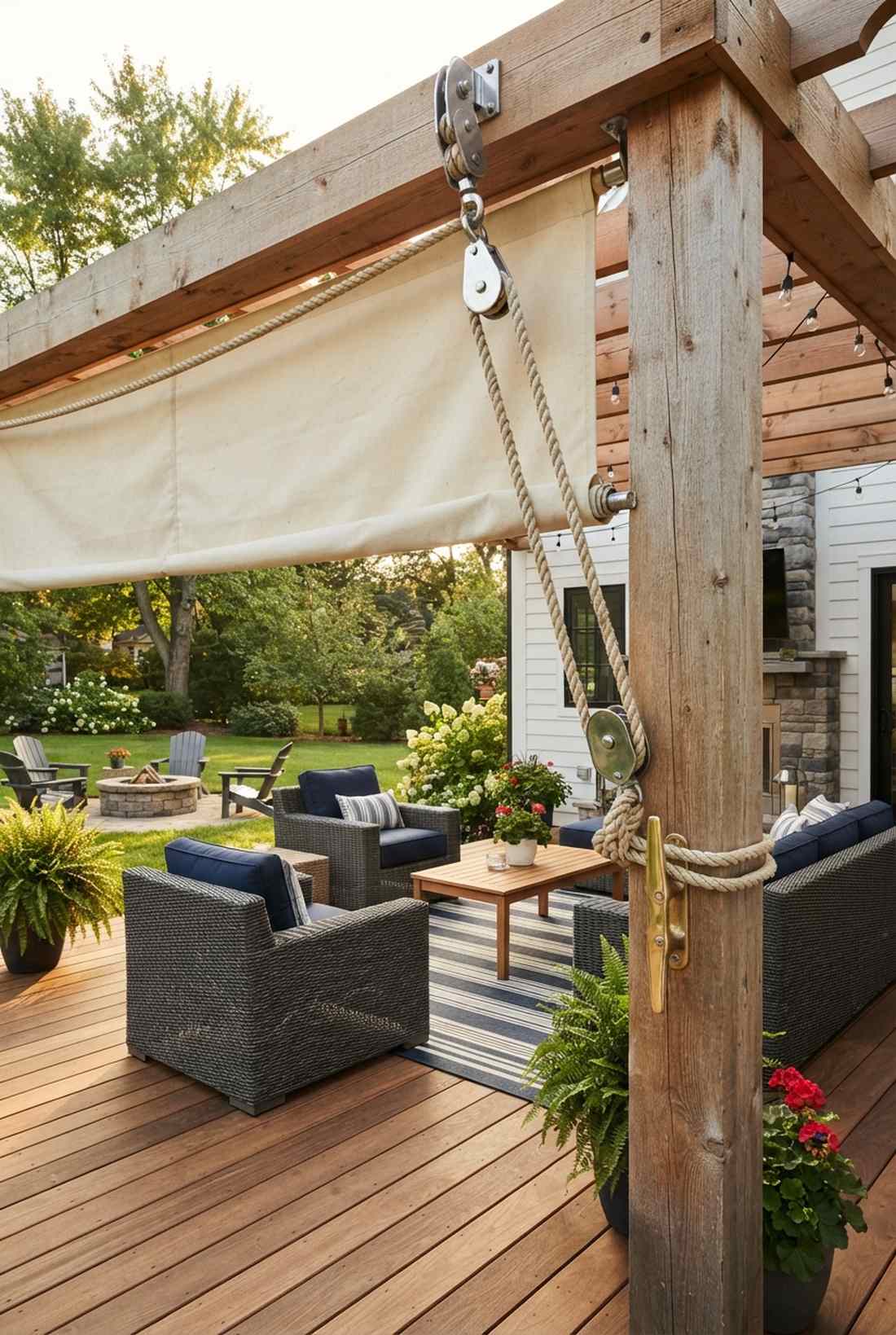 pulley and rope rigging systems