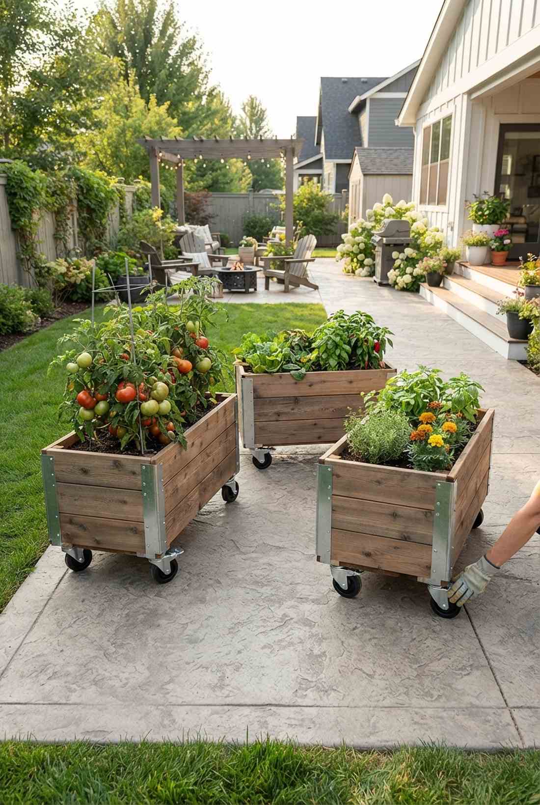 rolling mobile garden