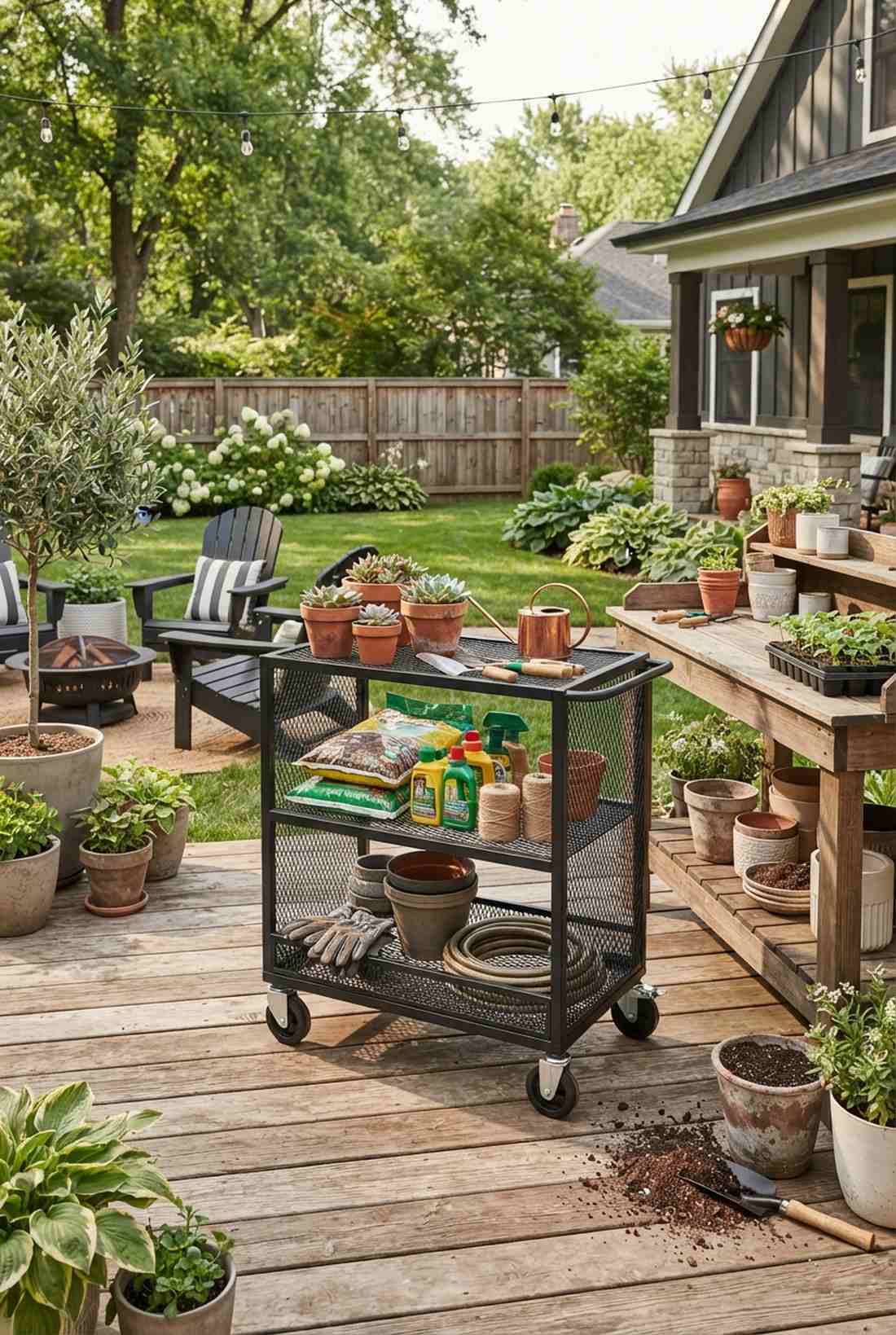rolling storage carts