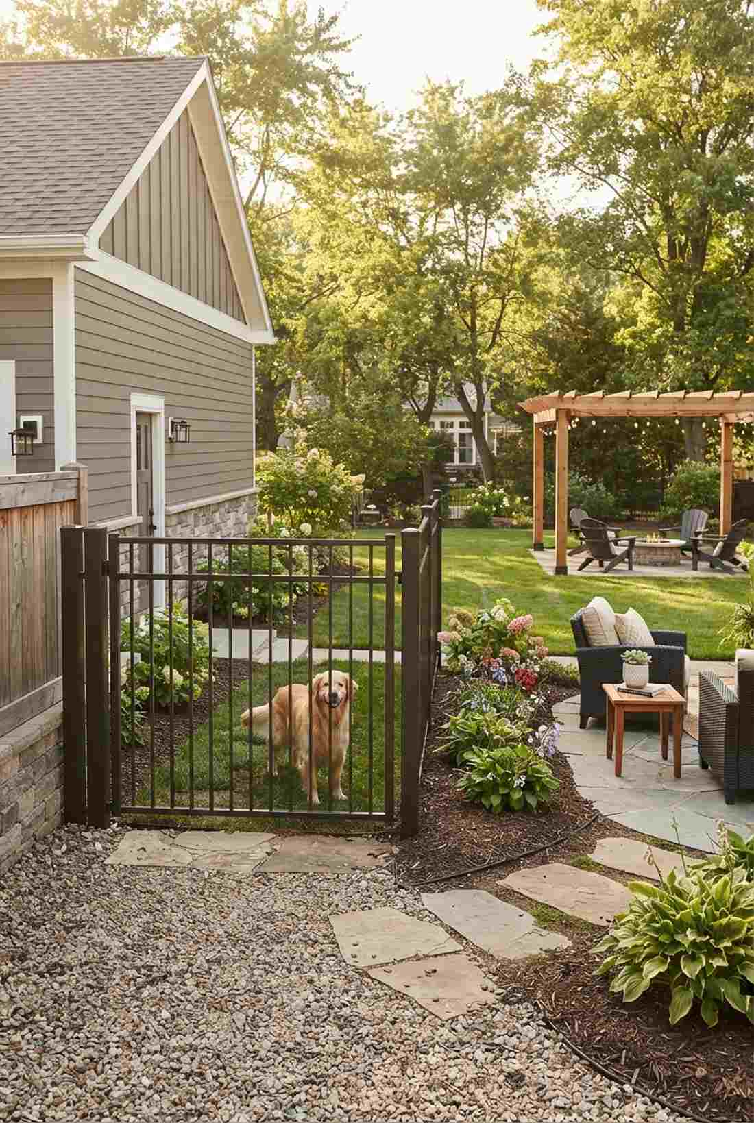 see through metal gate