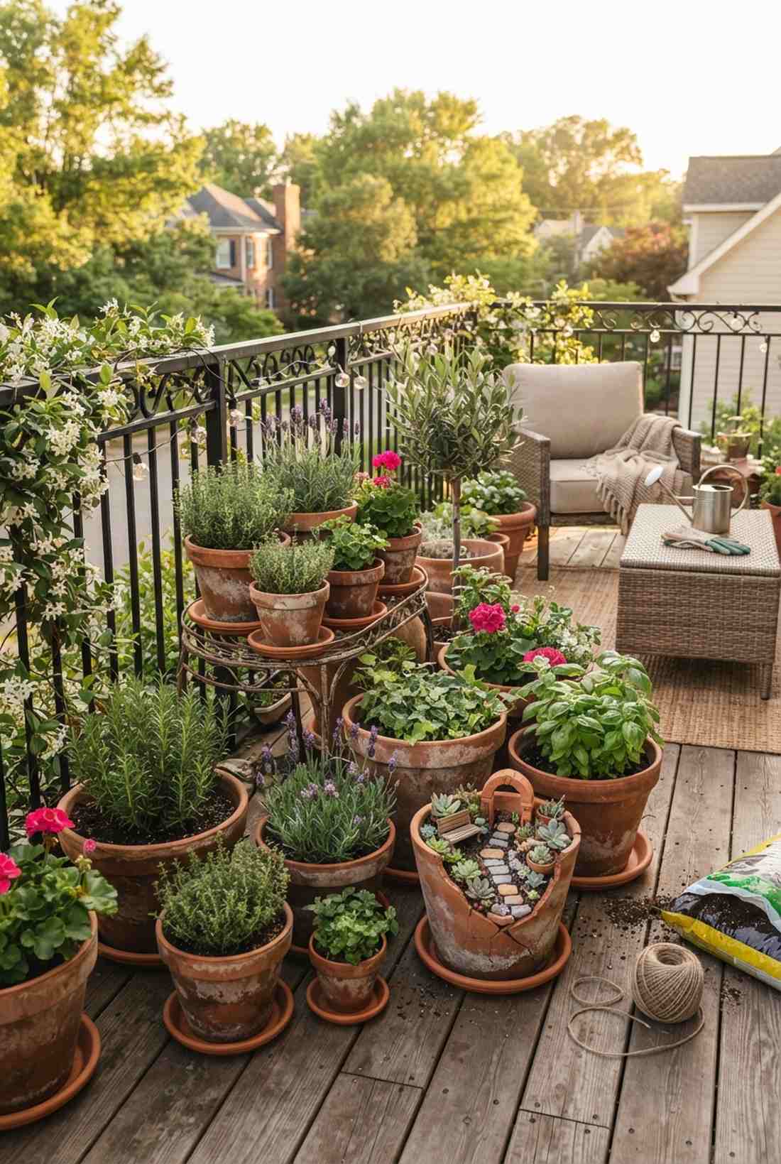 terracotta pot collection