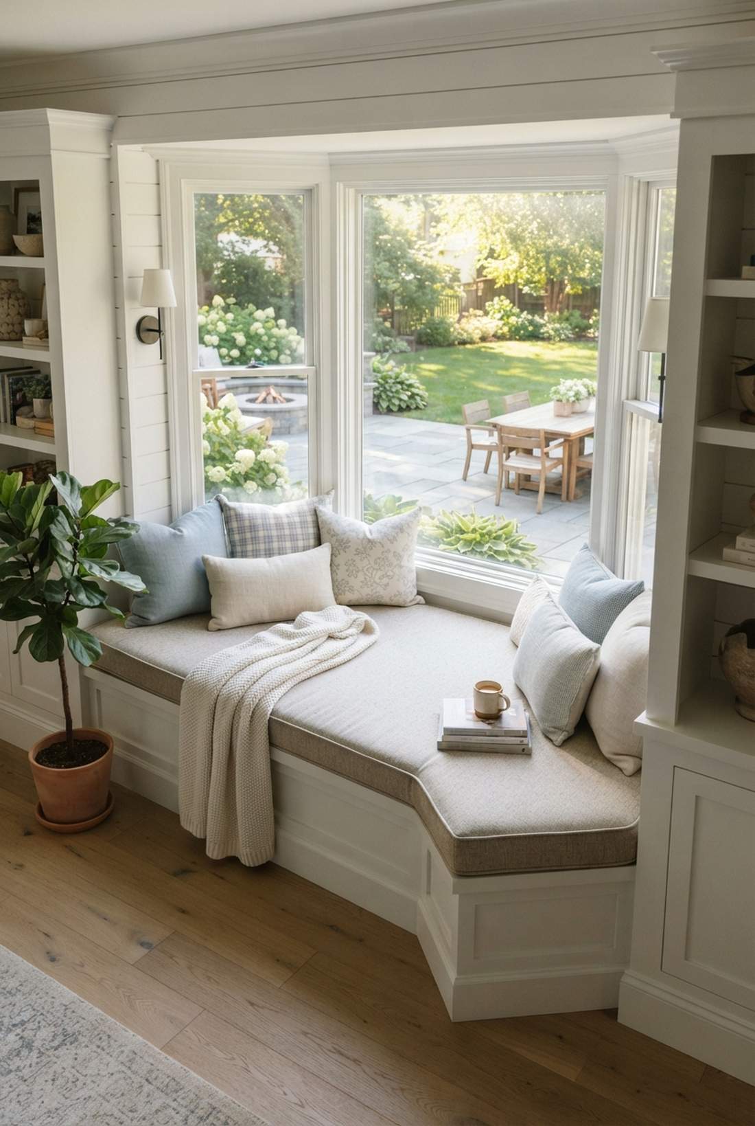 window seat fitted bench cushions