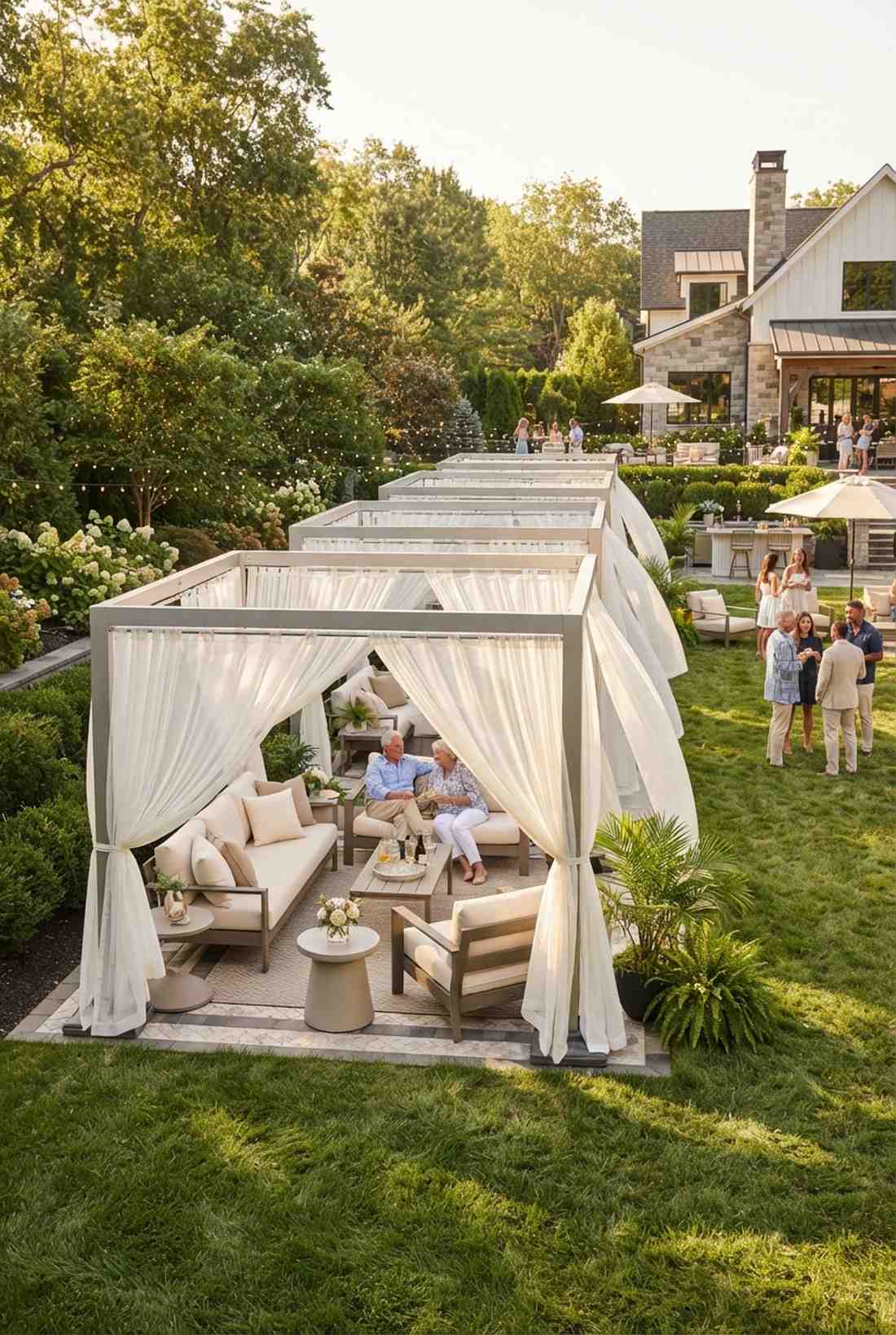 cabana enclosed seating