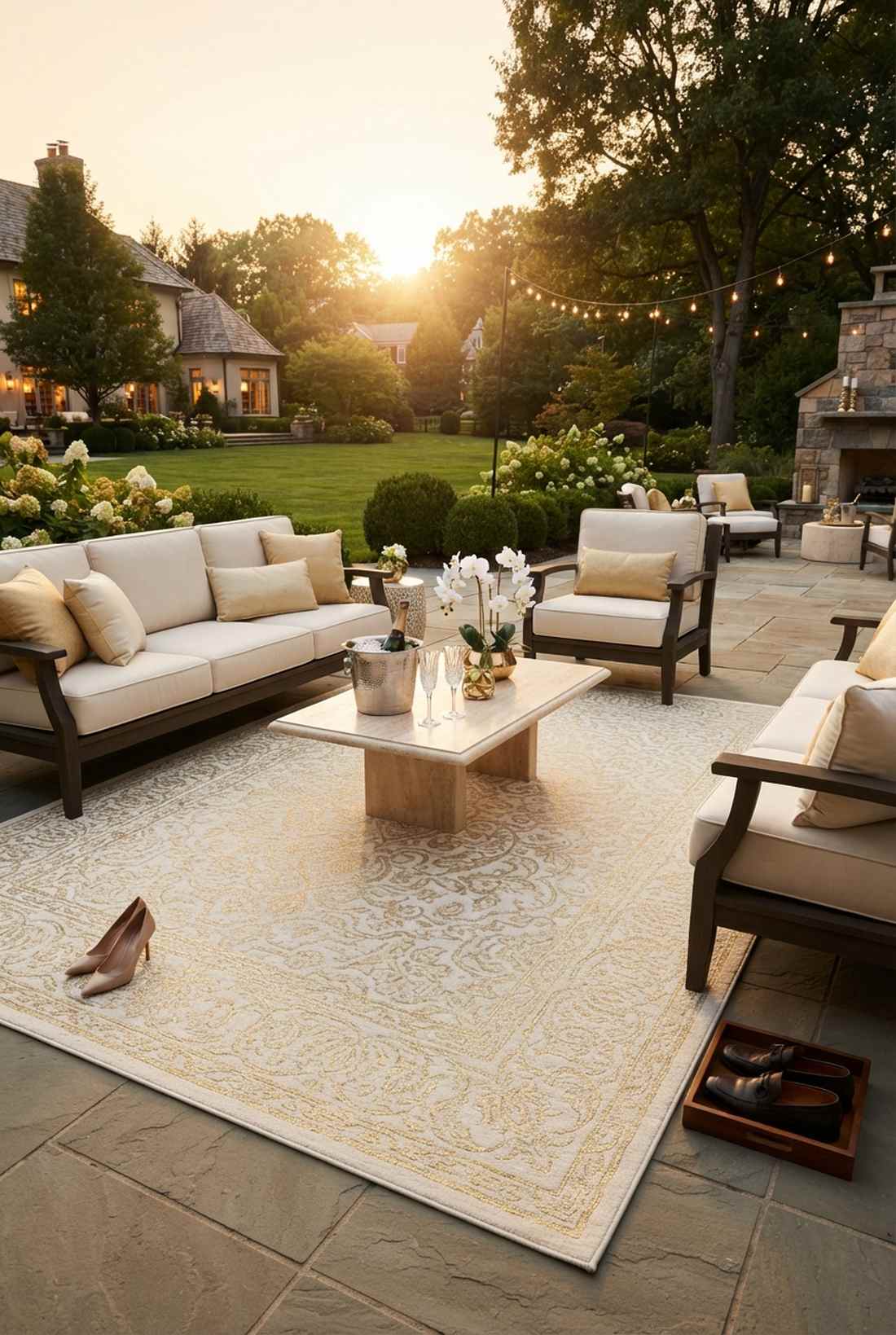 cream and gold elegance