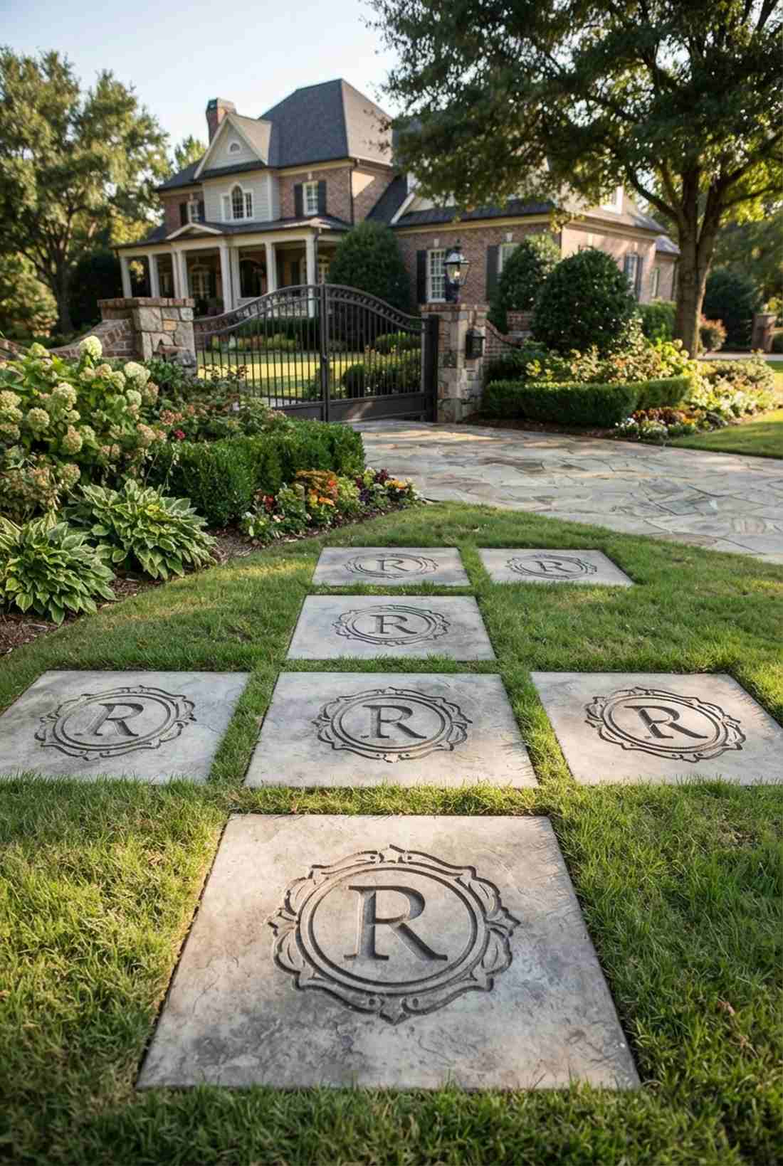 custom cast logo stones