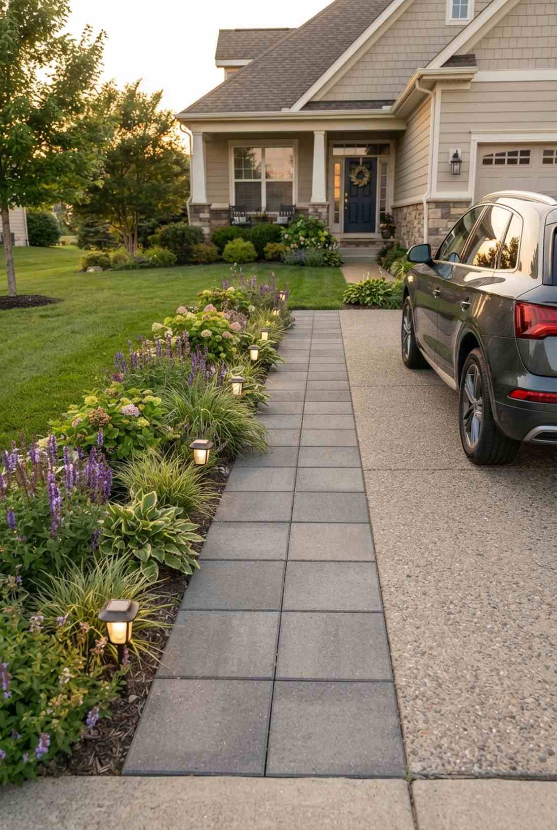 driveway border walkway