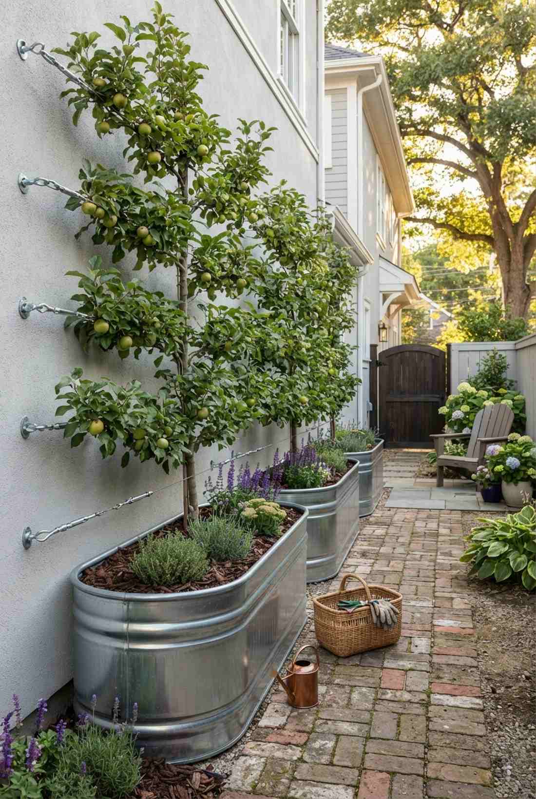 espalier metal frame