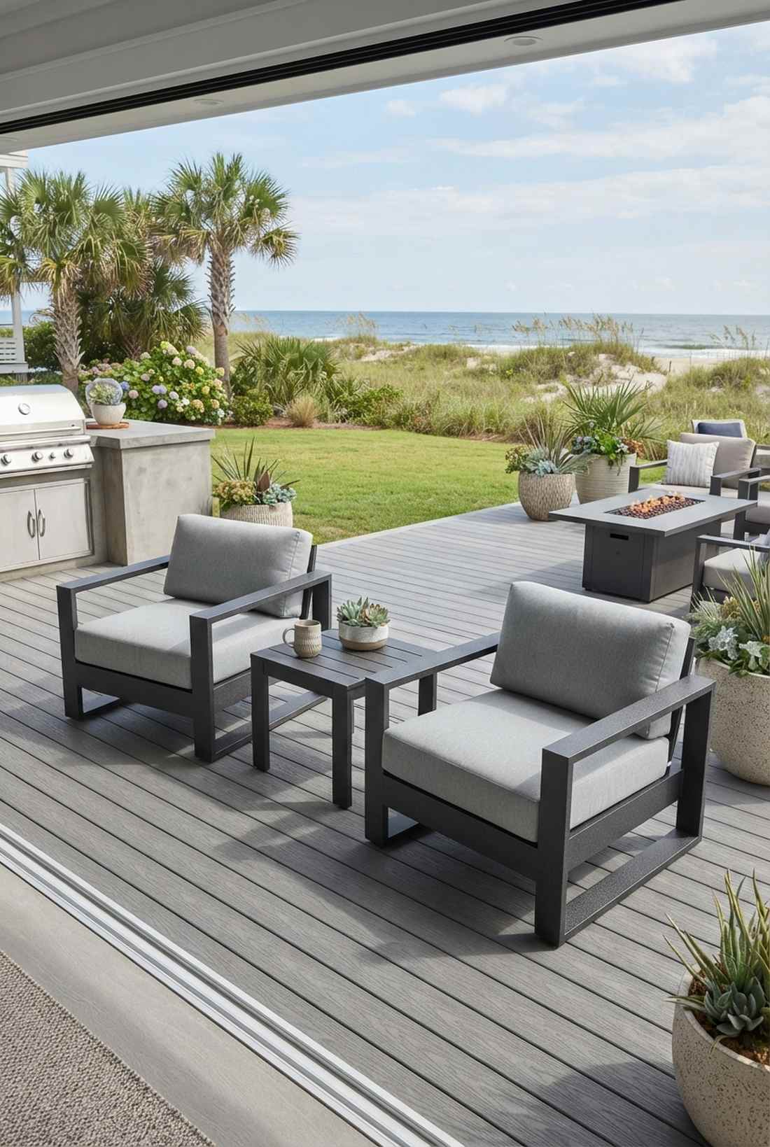 marine grade aluminum set