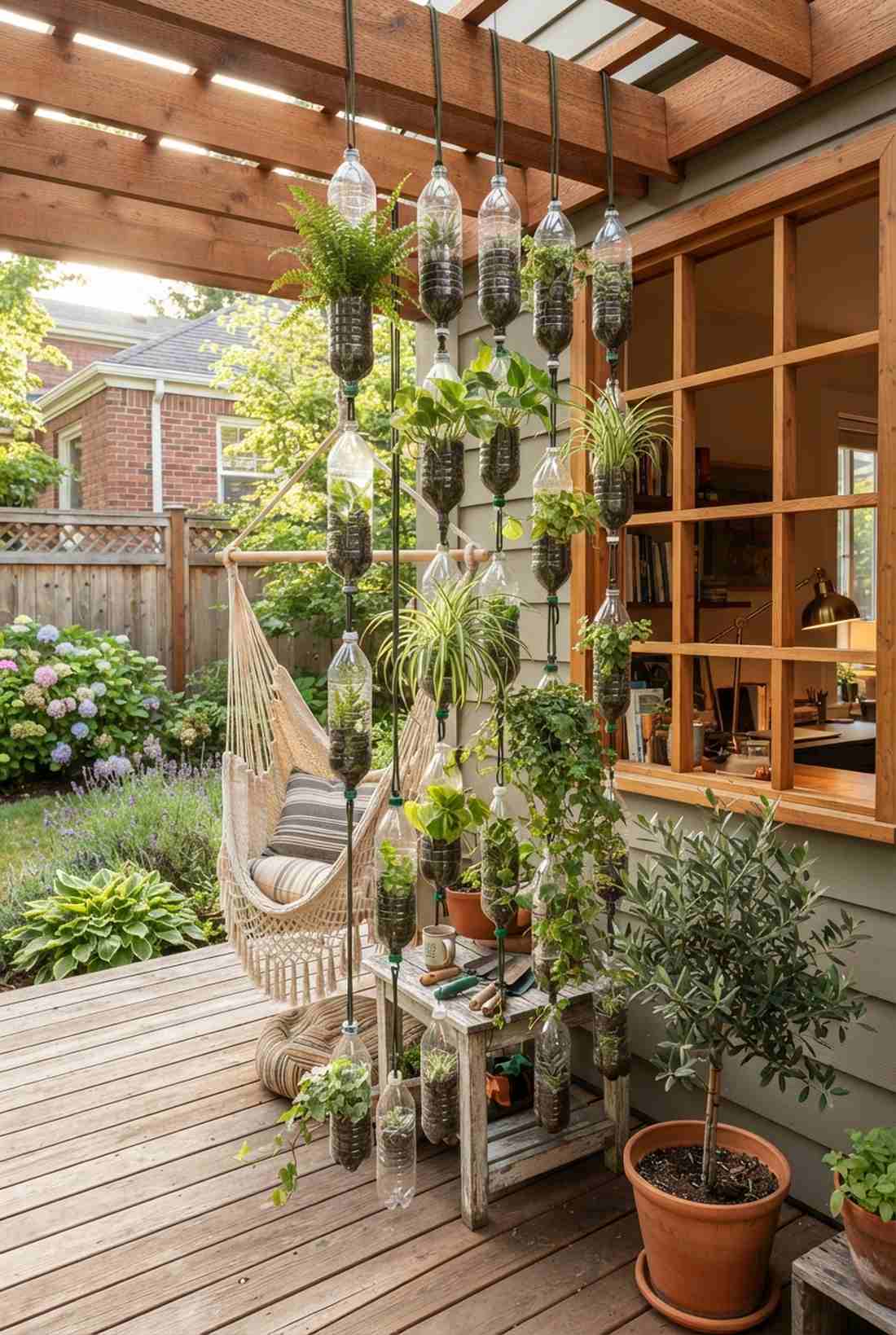 pegboard planter wall