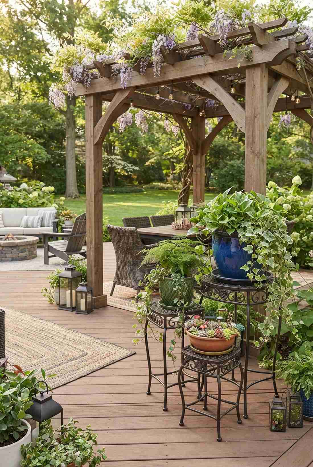 potted plant pedestal