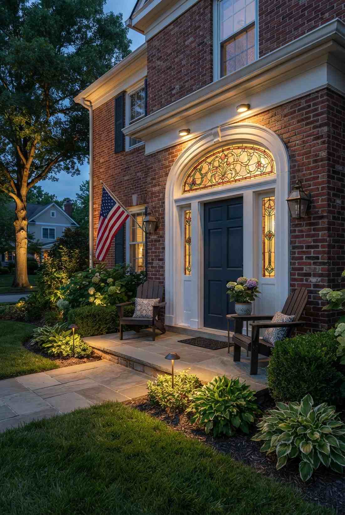 transom window illumination