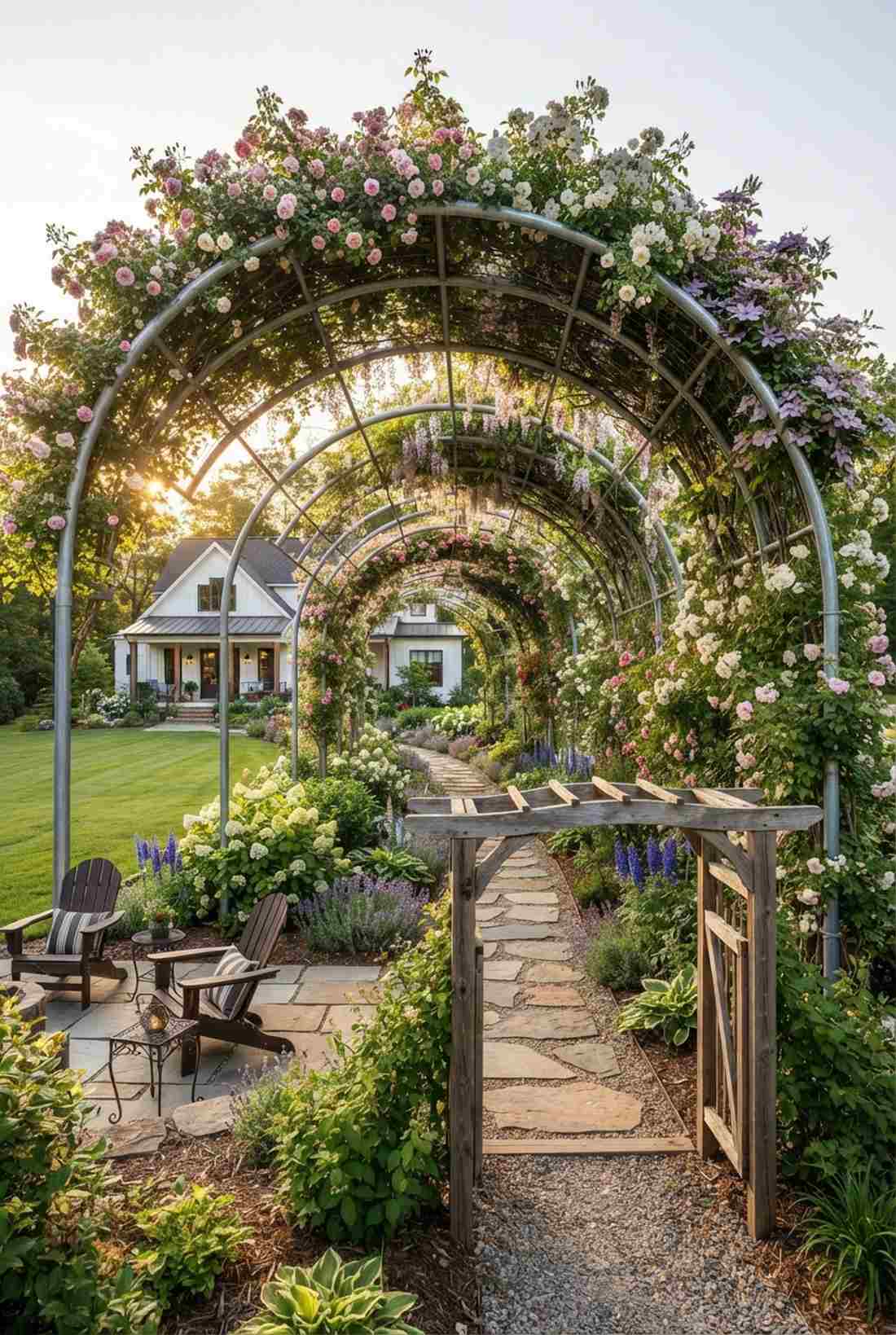 tunnel arbor walkways