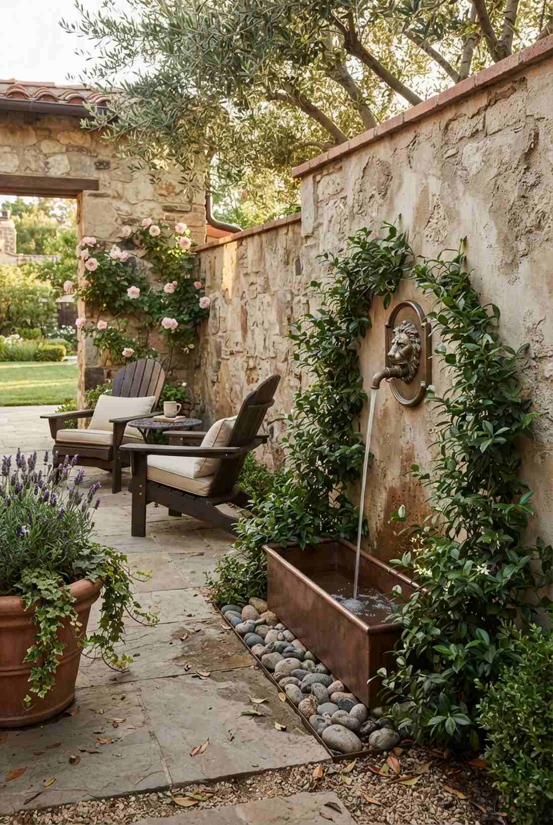 wall mounted water feature