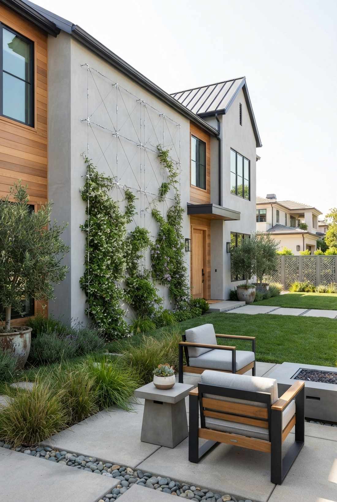 cable wire green walls