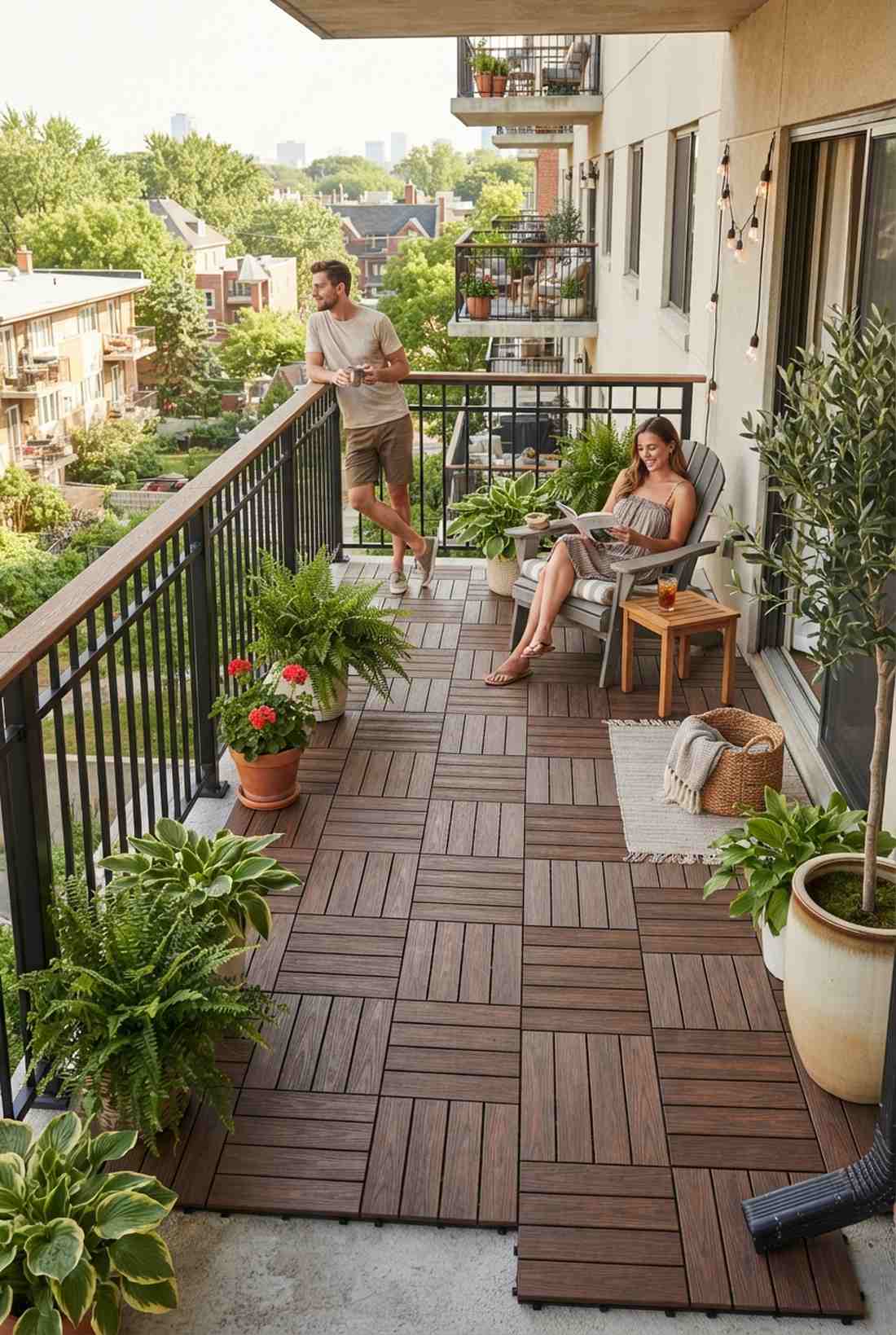 composite decking tiles