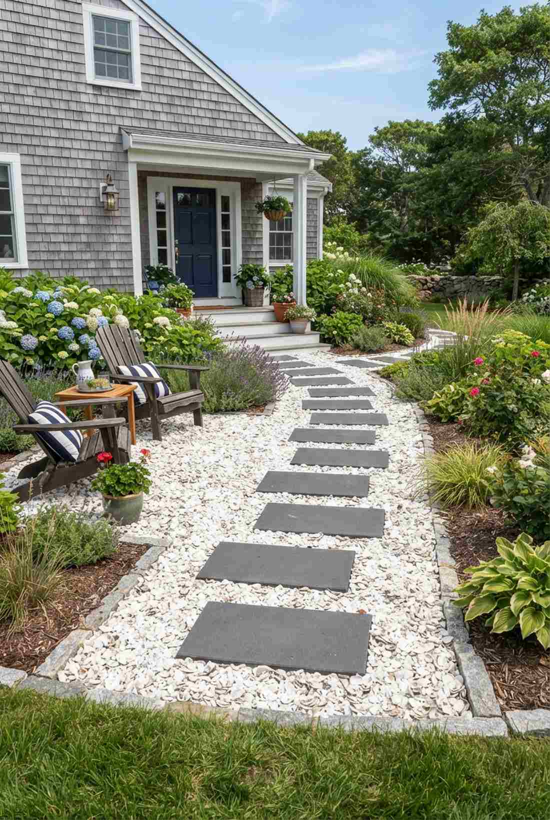 crushed shell pathways